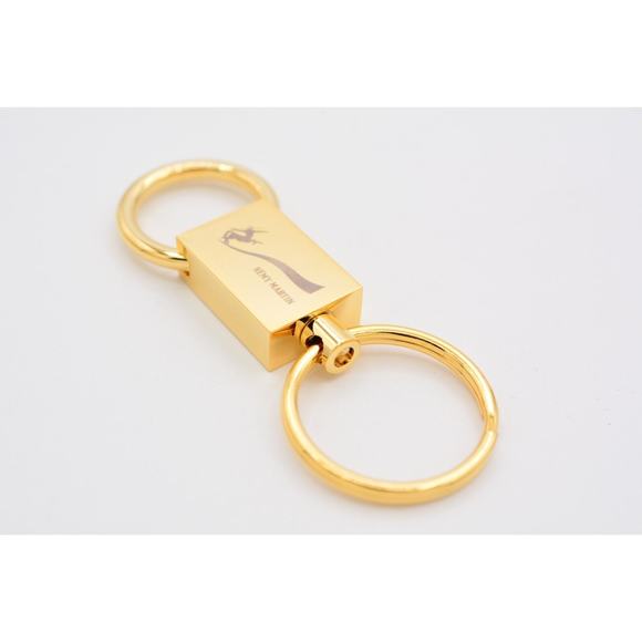 REMY MARTIN XO Charm Keychain Special Cognac Double Ended Gold Key Holder BinA16 - Picture 3 of 12